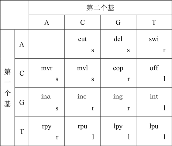图87．印符遗传密码
